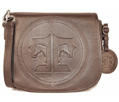 Tucker Tweed Leather Handbags Dark Chocolate / Signature The Camden Crossbody: Signature