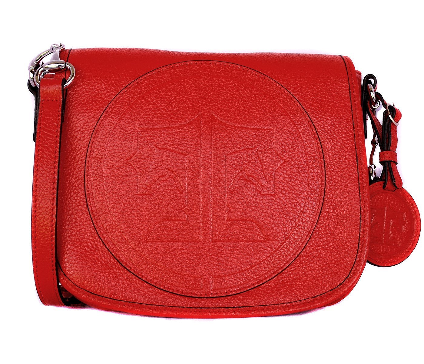 Tucker Tweed Leather Handbags Scarlet / Signature The Camden Crossbody: Signature