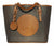 Tucker Tweed Leather Handbags Espresso/Chestnut The James River Carry All: Foxhunting