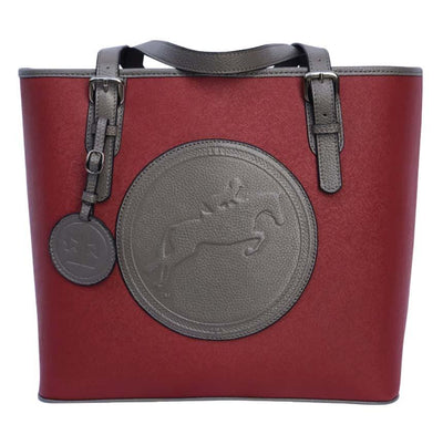 Tucker Tweed Leather Handbags The James River Carry All: Hunter/Jumper