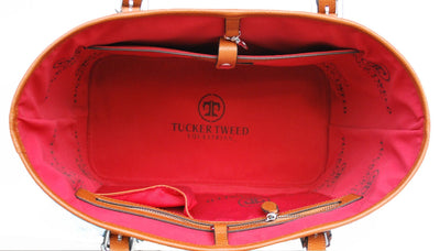 Tucker Tweed Leather Handbags The James River Carry All: Signature