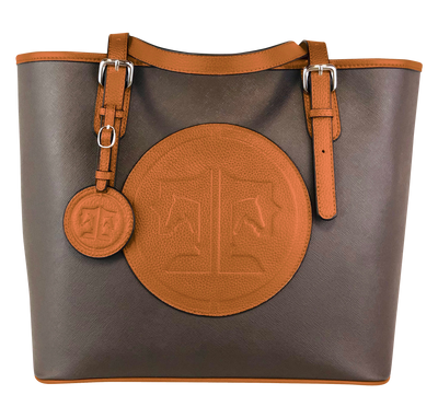 Tucker Tweed Leather Handbags Espresso/Chestnut The James River Carry All: Signature