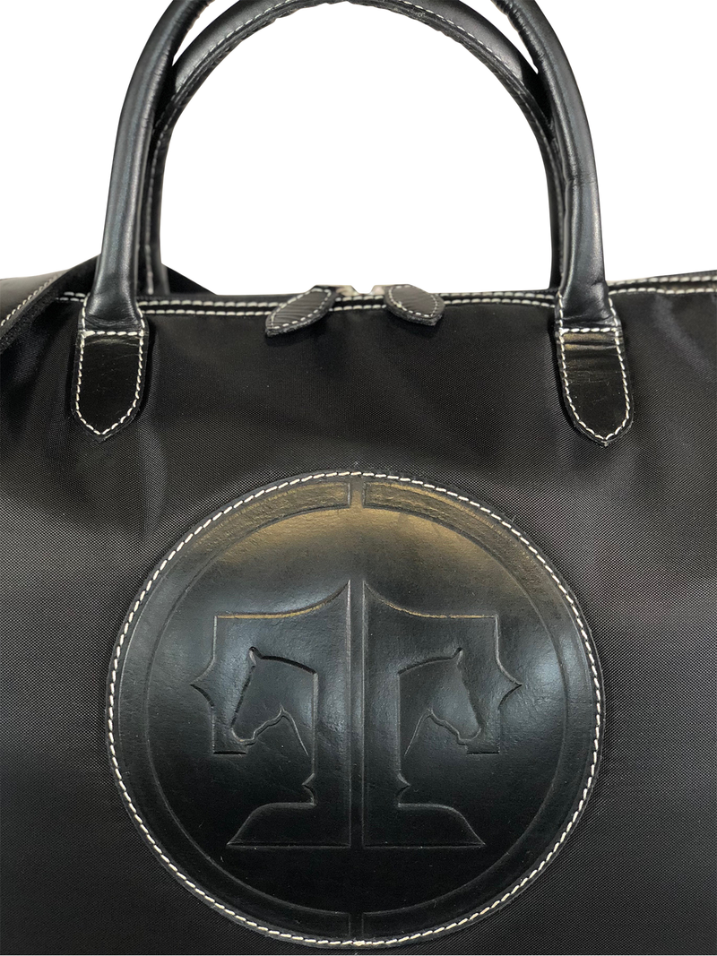 Tucker Tweed Leather Handbags Black/Black / Signature Collection The Tryon Travel Overnight: Signature Collection