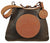 Tucker Tweed Leather Handbags Black/Chestnut / Dressage The Tweed Manor Tote: Dressage