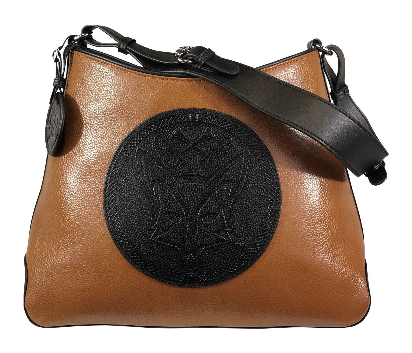 Tucker Tweed Leather Handbags Chestnut/Black / Foxhunting The Tweed Manor Tote: Foxhunting