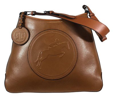 Tucker Tweed Leather Handbags Chestnut / Hunter/Jumper The Tweed Manor Tote: Hunter Jumper