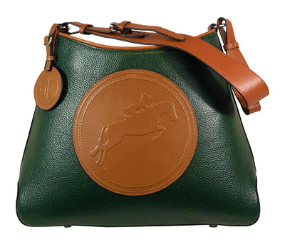 Tucker Tweed Leather Handbags Hunter Green/Chestnut / Hunter/Jumper The Tweed Manor Tote: Hunter Jumper