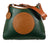 Tucker Tweed Leather Handbags Hunter Green/Chestnut / Hunter/Jumper The Tweed Manor Tote: Hunter Jumper