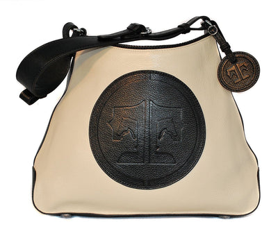 Tucker Tweed Leather Handbags Ivory/Black / Signature The Tweed Manor Tote: Signature