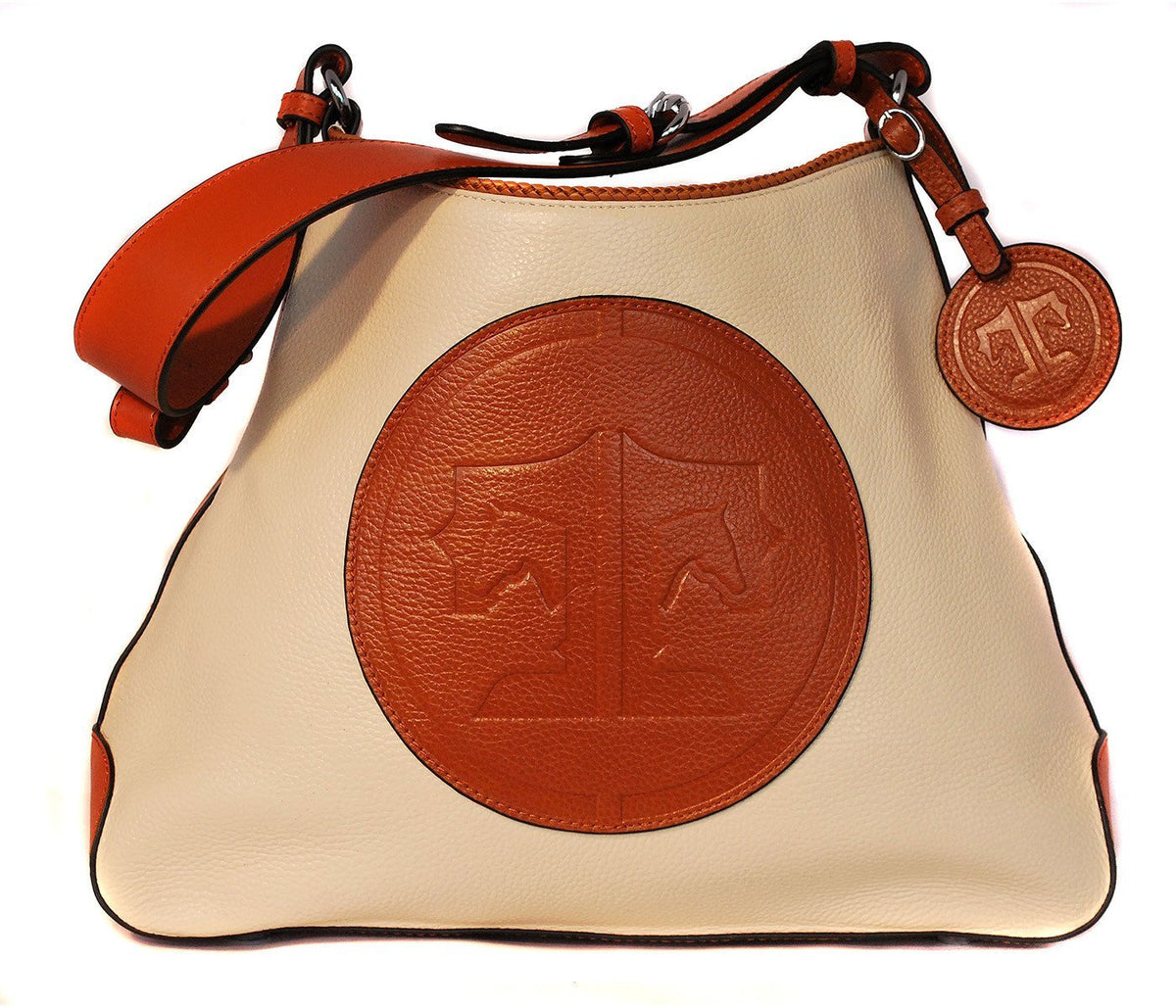 Tucker Tweed Leather Handbags Ivory/Chestnut / Signature The Tweed Manor Tote: Signature