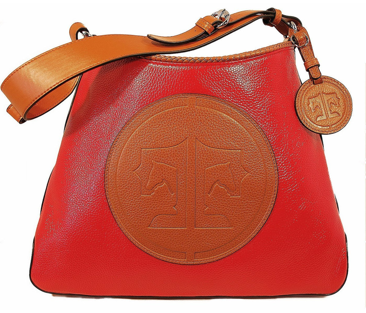 Tucker Tweed Leather Handbags Scarlet/Chestnut / Signature The Tweed Manor Tote: Signature