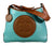 Tucker Tweed Leather Handbags Turquoise/Chestnut / Signature The Tweed Manor Tote: Signature