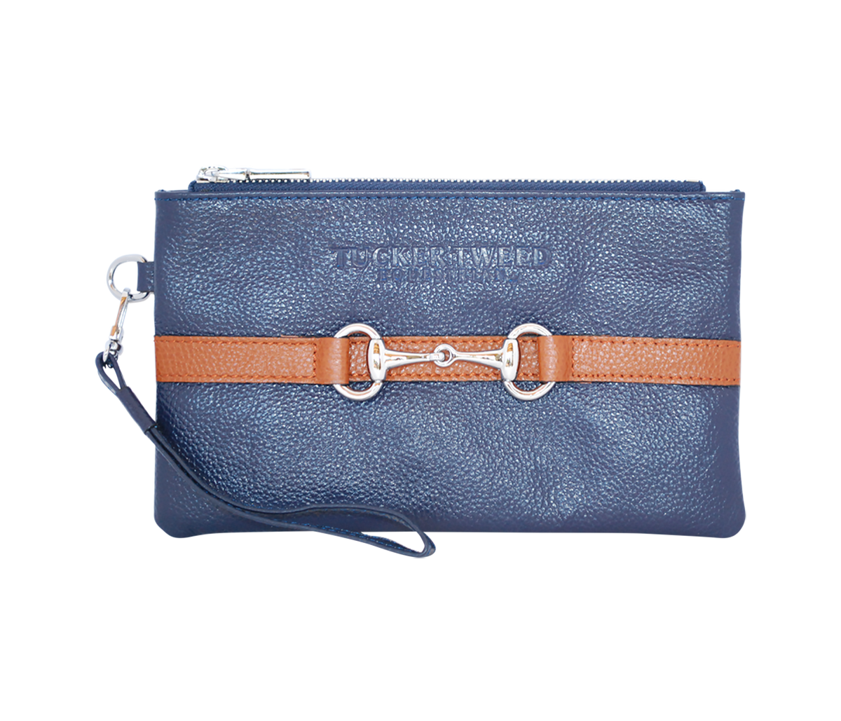 Navy 2025 wristlet bag