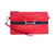 Tucker Tweed Leather Handbags Red/Black The Wellington Wristlet