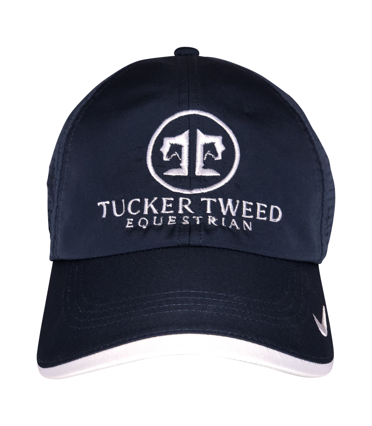 Tucker Tweed Apparel  Navy/White Tucker Tweed Equestrian Embroidered Hat