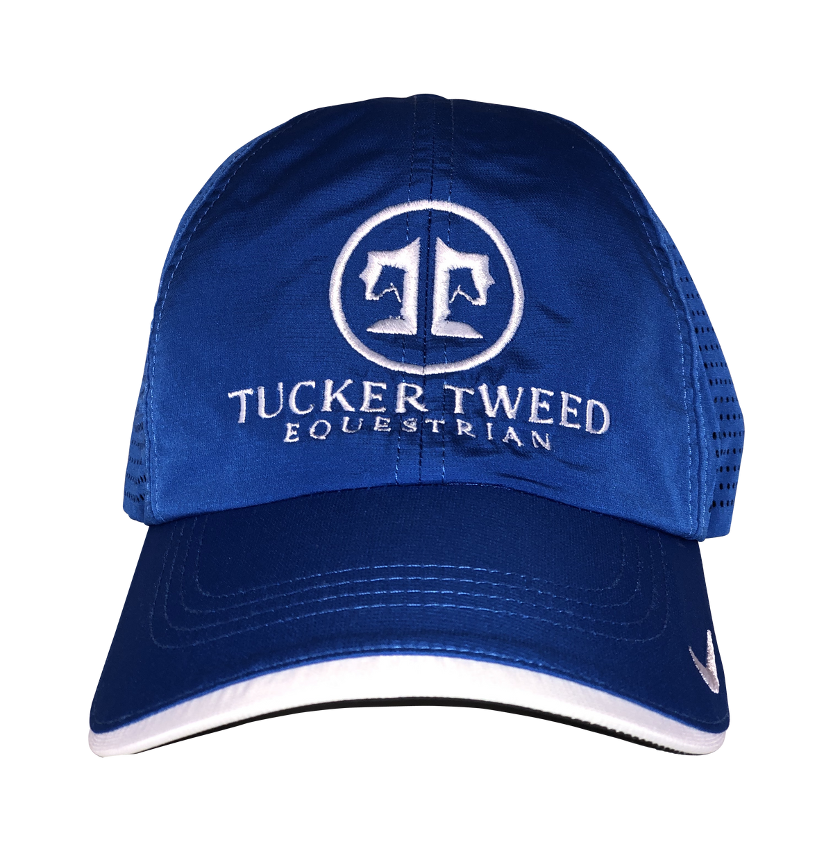 Tucker Tweed Apparel  Royal Blue/White Tucker Tweed Equestrian Embroidered Hat