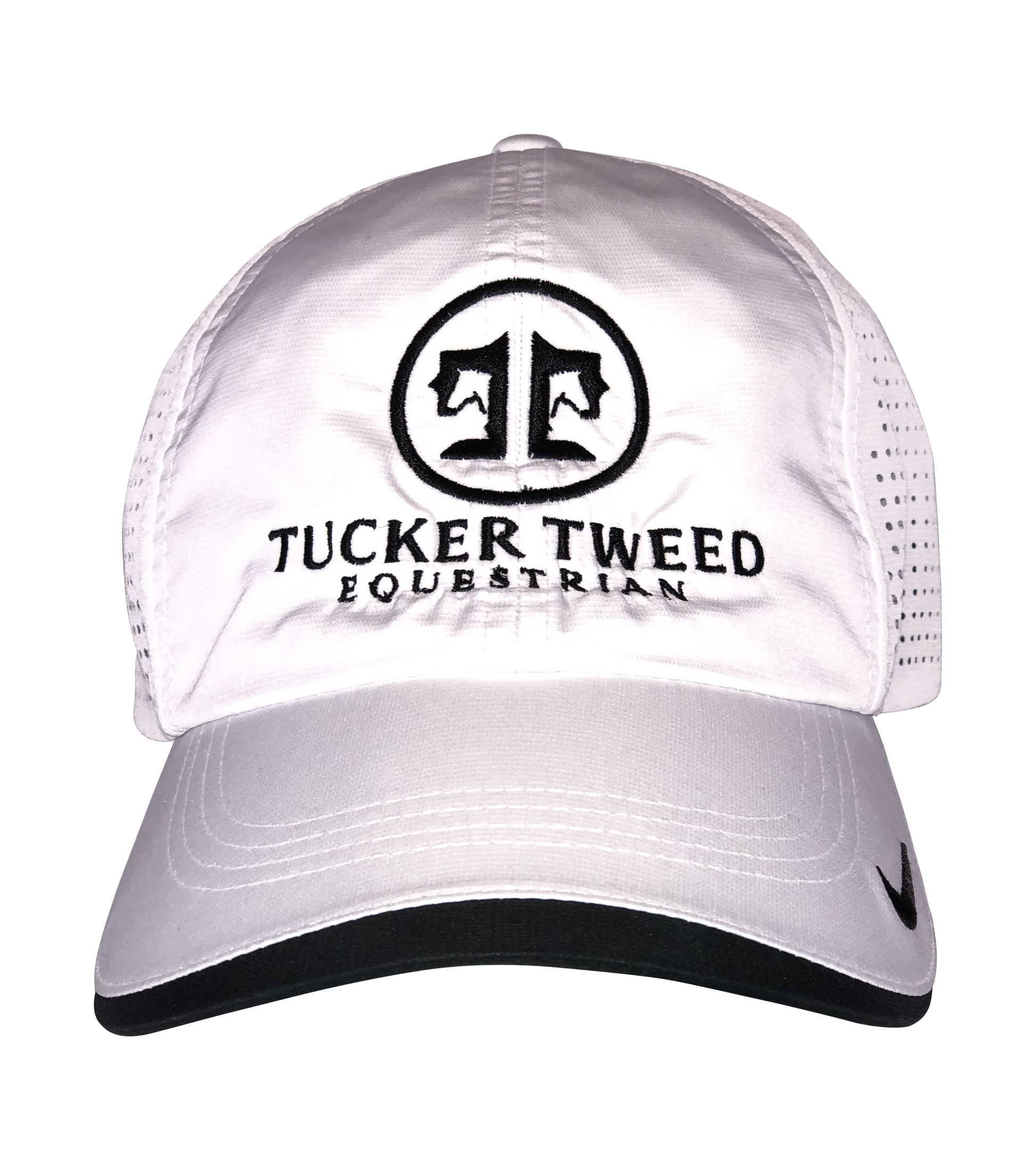 Tucker Tweed Apparel  White Tucker Tweed Equestrian Embroidered Hat